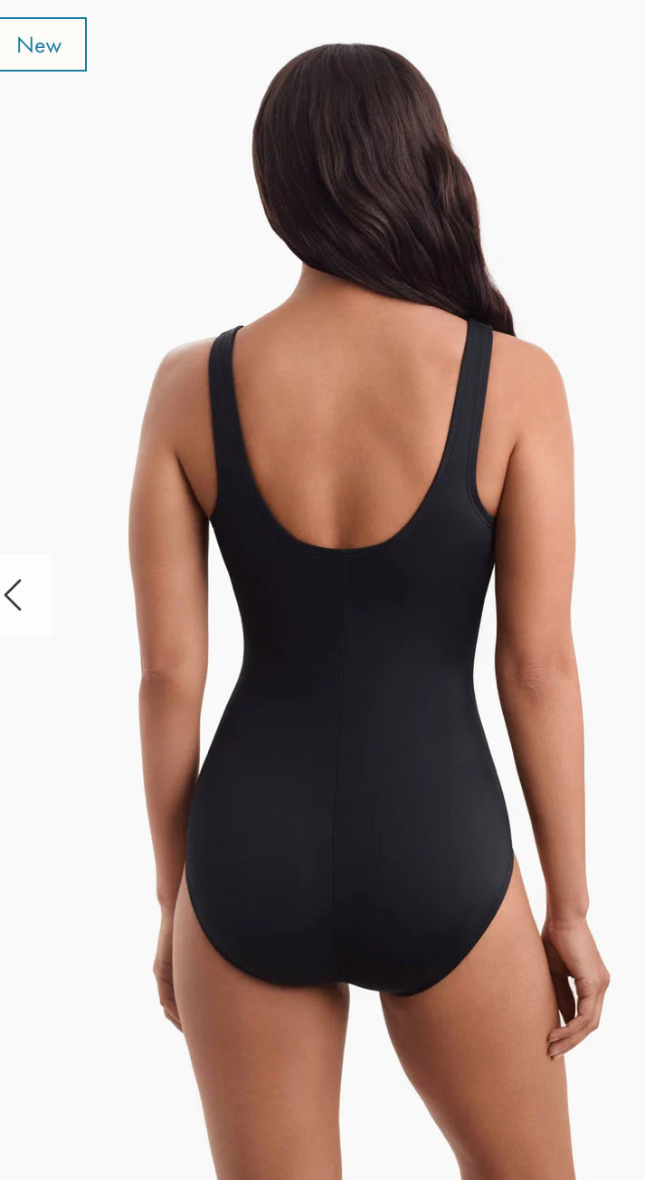 MIMI FLAMINGO  FIT SHAPE SOLVER SPORT SCOOPNECK TANK /MULTI