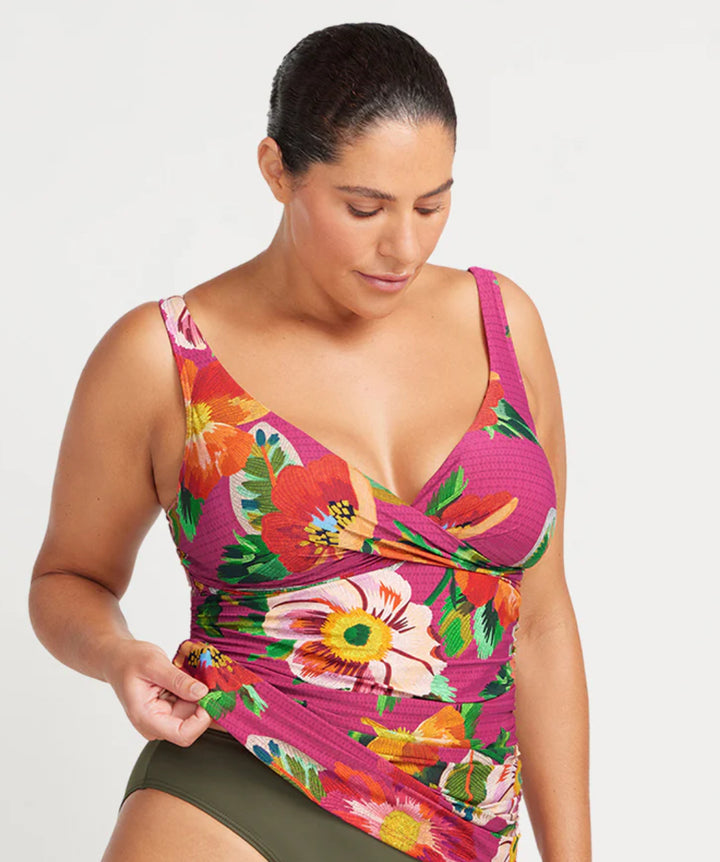 ARTeSANDS LE RECIFE DELACROIX TANKINI TOP/PINK