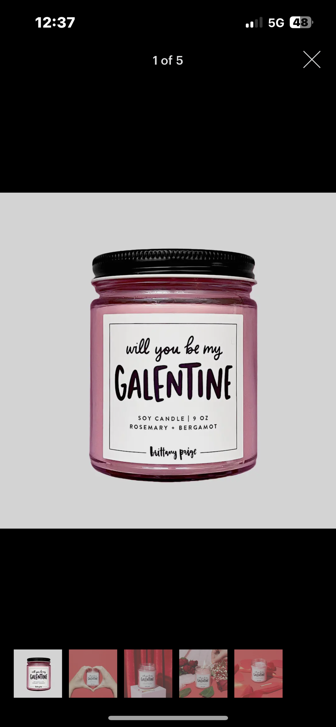 WILL YOU BE MY GALENTINE CANDLE