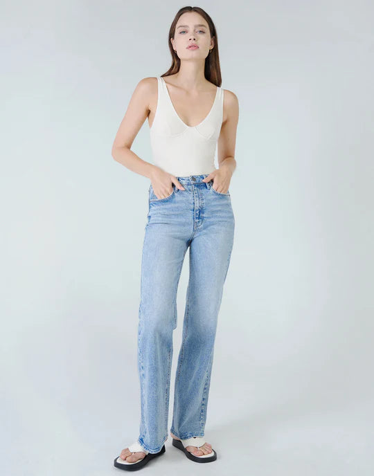 UNPUBLISHED JOLENE SUPER HIGH WAIST A LINE FLARE JEAN