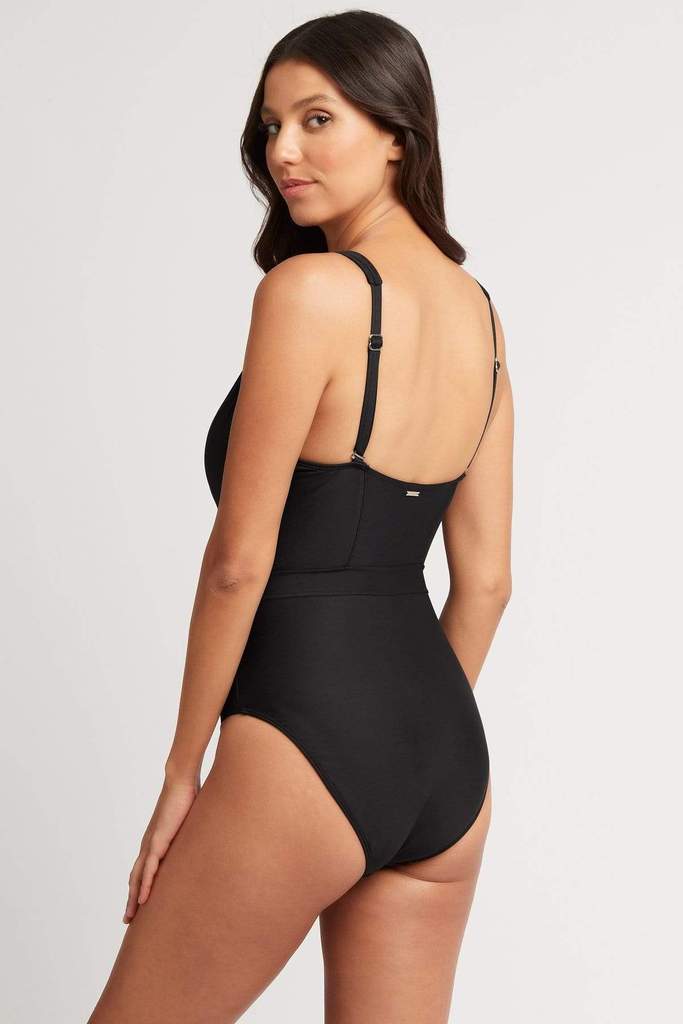 BELLA D/DD CUP ONE PIECE WITH MACRAME DETAIL