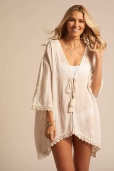 PARADISE OPNE FRONT CARDIGAN COVERUP