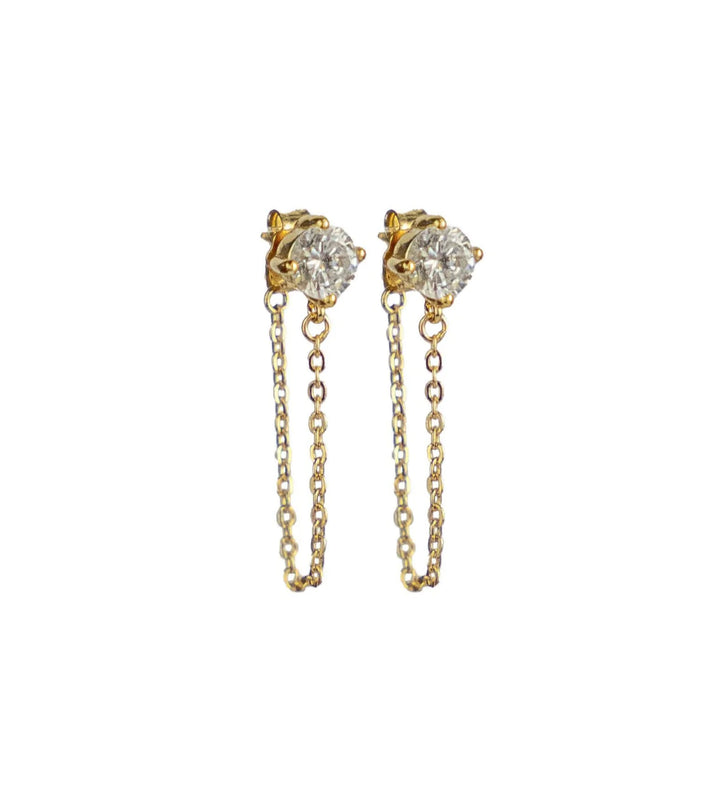 THE ESMA CHAIN STUD EARRINGS