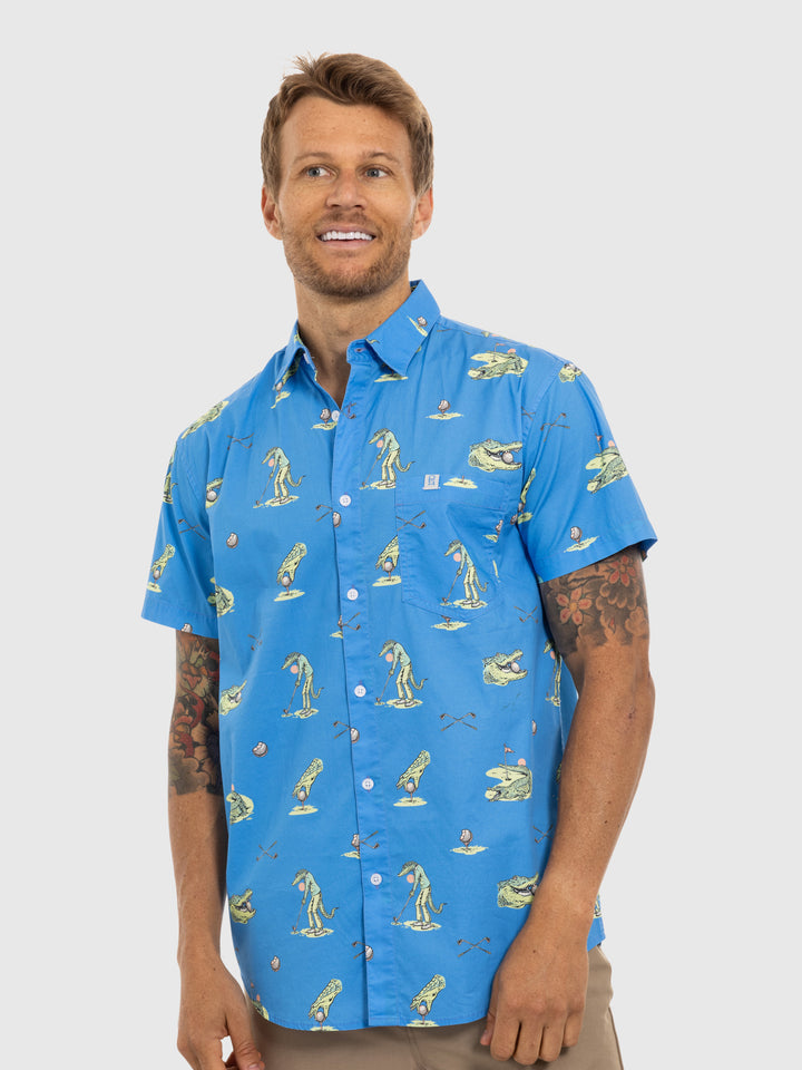 ANGLER BUTTON UP